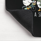 Nur eine Frühlingsgans Florale Alberne Gans Frohe  Mousepad (Ecke)