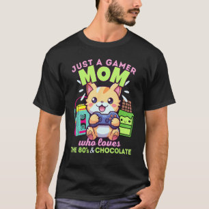 Nur eine Gamer-Mom, die Gamer-Katzen Schokolade & T-Shirt