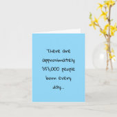 Nur eine Geburtskarte Karte (Gelbe Blume)