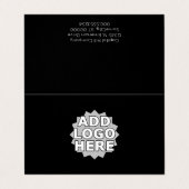 nur eine gefaltete Terminkarte für eine Erinnerung Visitenkarten (Außenseite Aufgefaltet)