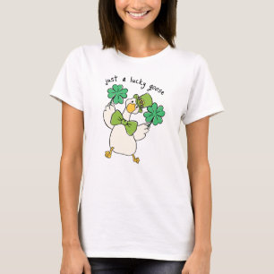 Nur eine glückliche Gans St Patrick's Day T-Shirt
