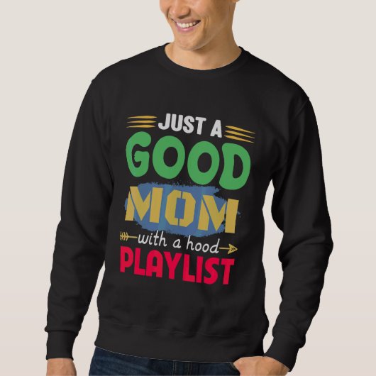 Nur eine gute Mama mit der Mama 1 Sweatshirt (Vorderseite)