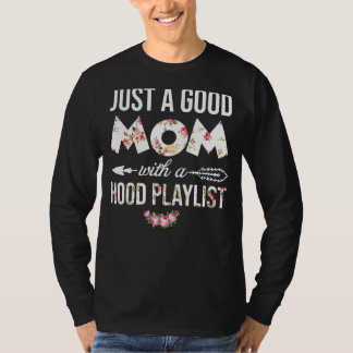 Nur eine gute Mama mit einer Blume für die Hood-Pl T-Shirt