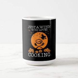 Nur eine Hexe, die Lieben kochen | COOLER KOCH Kaffeetasse