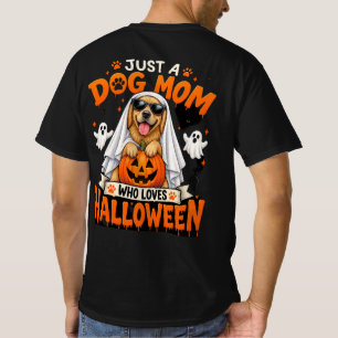 nur eine Hunde-Mama, die Halloween liebt Süße Gold T-Shirt