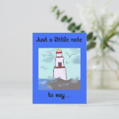 Nur eine kleine Anmerkung: Postkarte (Stehend Vorderseite)