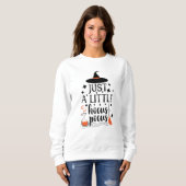 Nur eine kleine Hocus Pocus Halloween Hexe Sweatshirt (Vorne ganz)