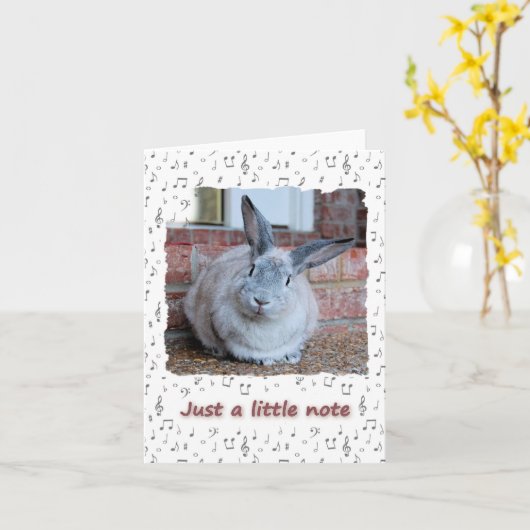 Nur eine kleine Karte (innen leer) (Gelbe Blume)