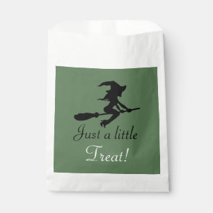 Nur eine kleine Leckerei! Hexe auf Broomstick Geschenktütchen