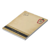 Nur eine kleine Lehrernote Notizblock (Rotiert)