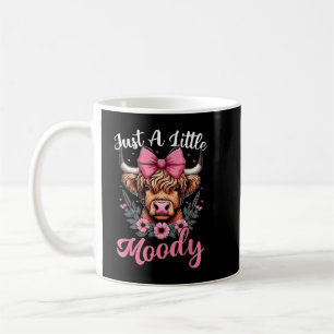 Nur eine kleine, Niedliche Hochland-Kuh-Blume-Farm Kaffeetasse