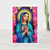 Nur eine kleine Notiz Jungfrau, die Mary eine Text Karte (Vorderseite)