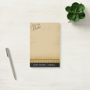 Nur eine kleine Notiz - Vintage-Stil   Schule