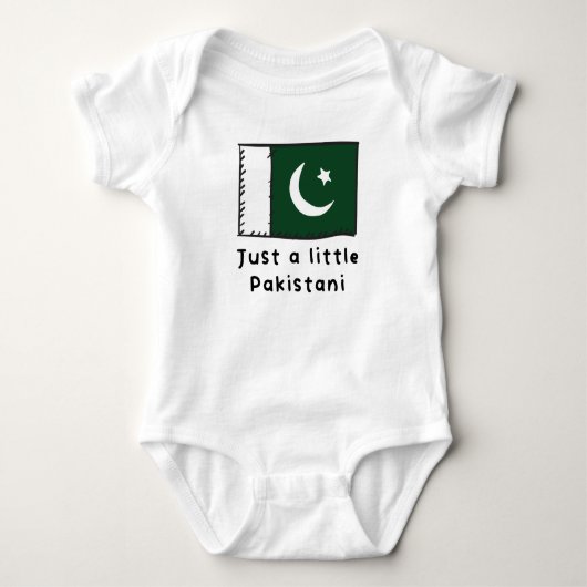 Nur eine kleine pakistanische, lustige Niedliche p Baby Strampler (Vorderseite)