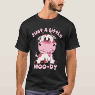 Nur eine kleine Stimmungskur  Kuh  Muh Farmer Kind T-Shirt