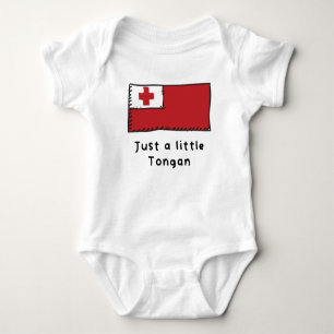 Nur eine kleine Tongan Funny Niedlich Tonga Flag Baby Strampler