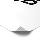 Nur eine kleine Türklinke, ein lustiger Dorky Schl Poster (Ecke)