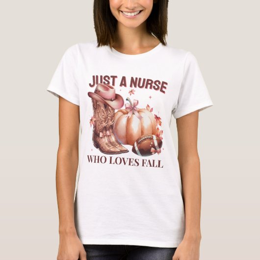 Nur eine Krankenschwester, die Lieben fallen Coque T-Shirt (Vorderseite)