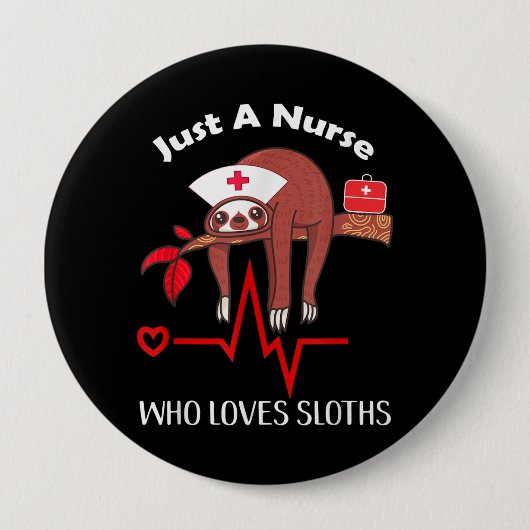 Nur eine Krankenschwester, die Lieben schwört, ver Button (Vorderseite)