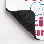 Nur eine Krankenschwester, die winzige menschliche Mousepad (Ecke)