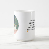 Nur eine Kreatur war aufgebläht: Feierliche Feline Kaffeetasse (Mittel)