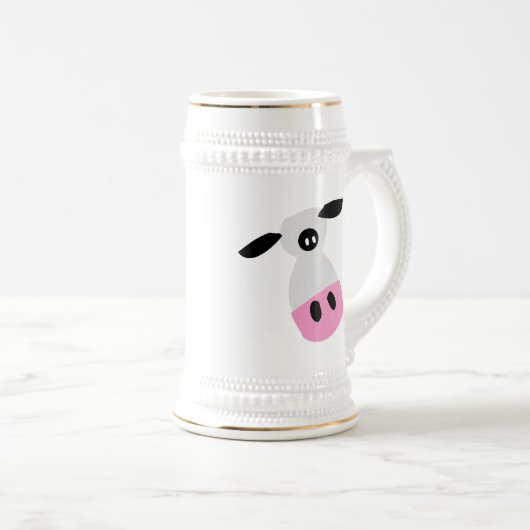 Nur eine Kuh Bierglas (VorderseiteRechts)