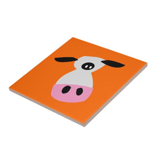 Nur eine Kuh Fliese (Seite)