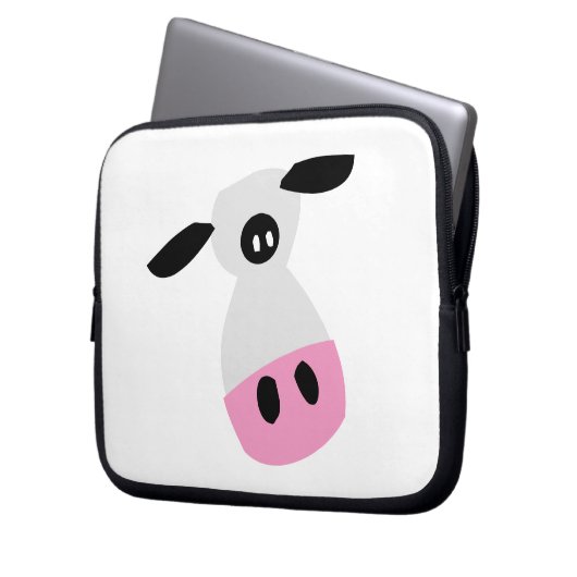 Nur eine Kuh Laptopschutzhülle (Vorderseite Links)