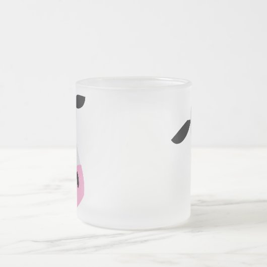 Nur eine Kuh Mattglastasse (Mittel)