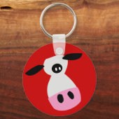 Nur eine Kuh Schlüsselanhänger (Vorderseite)
