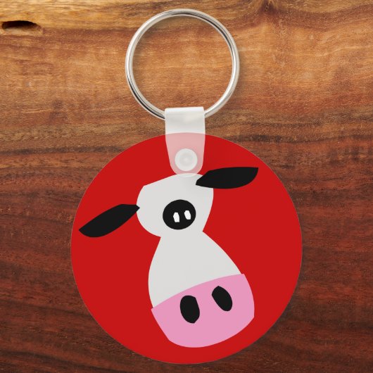 Nur eine Kuh Schlüsselanhänger (Vorderseite)