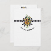 Nur eine kurze Anmerkung zu sagen Hallo Dankeskarte (Vorne/Hinten)