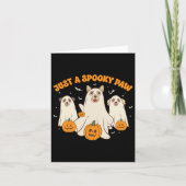 Nur eine leckere Paw Niedlich Ghost Dogs Funny Hal Karte (Vorderseite)