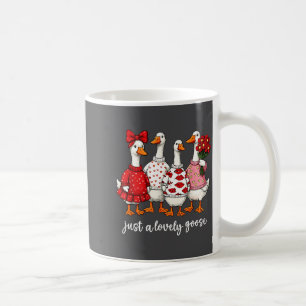 Nur eine liebe Gans Süße alberne Gans Valentinstag Kaffeetasse