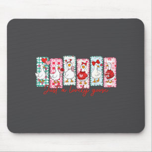 Nur eine liebe Gans Süße Nk Alberne Gans Valentins Mousepad