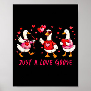 Nur eine Liebesgans Lustige Valentinsgänse Cud Her Poster