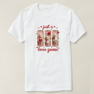 Nur eine Liebesgans, süße Valentinsgans Coquette T-Shirt