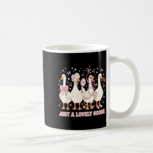 Nur eine liebevolle Gans Fancy Gänse Bows Perlen U Kaffeetasse