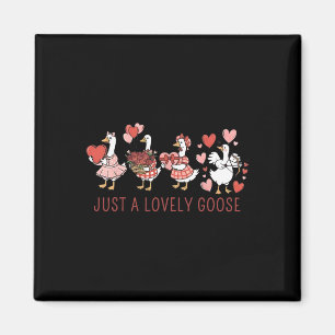 Nur eine liebevolle Gans Süße alberne Gans Valenti Magnet