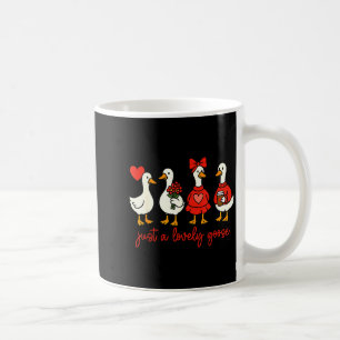 Nur eine liebevolle Gans Valentinstag Ente Lustige Kaffeetasse