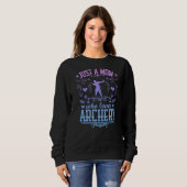 Nur eine Mama, die Bogenbow-Arrow-Shooting SpP Lie Sweatshirt (Vorne ganz)