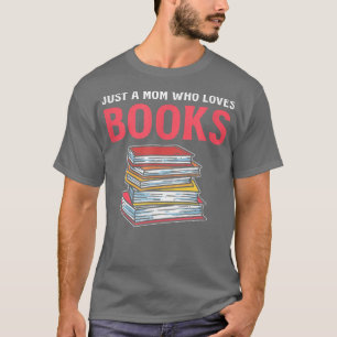 Nur eine Mama, die Lieben Bücher für Mutter bucht T-Shirt