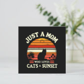 Nur eine Mutter, die Katzen Liebe (Stehend Vorderseite)