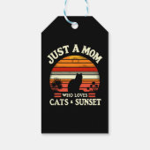 Nur eine Mutter, die Katzen Liebe Geschenkanhänger (Rückseite)