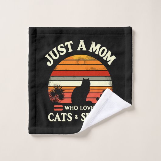 Nur eine Mutter, die Katzen Liebe Waschlappen (Waschlappen)