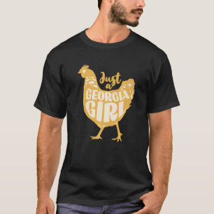 Nur eine Niedliche georgische Hühnerfarm Vintag St T-Shirt