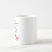 Nur eine normale Mutter mit Kaffee und Katze Kaffeetasse (Mittel)