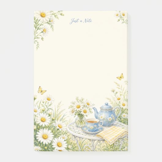 Nur eine Notiz Daisy Garden Tea Post-it® Notizen (Vorderseite)