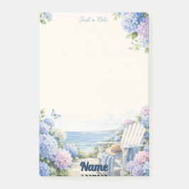 Nur eine Notiz Küstenhortensien-Garten Post-it® No