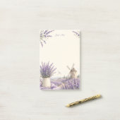 Nur eine Notiz Provence Lavendel Windmühle (Auf Schreibtisch)